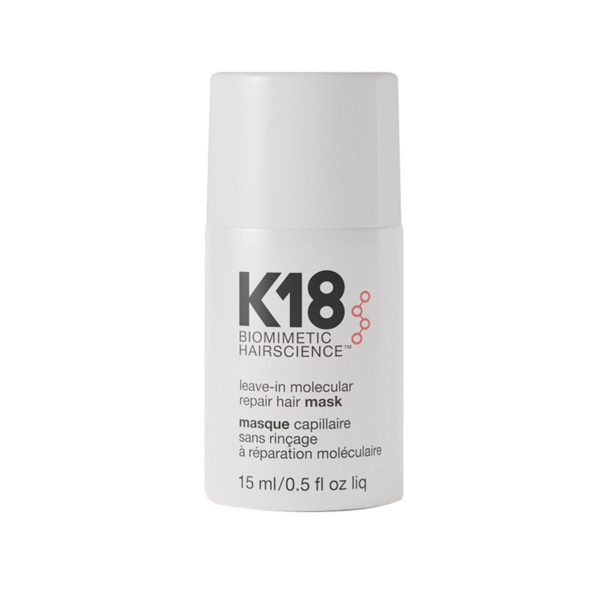 K18 leave in molecular repair hair mask - 15 ml