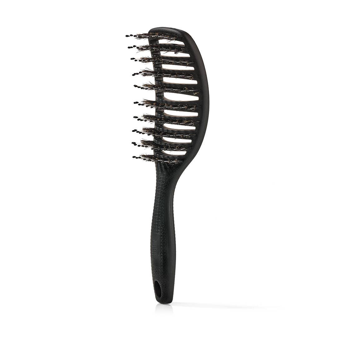 Curvy Brush - Hårbørste med vildsvinehår: Soft Espresso